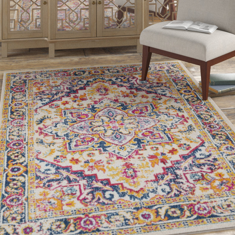 Woodell Oriental Indoor Rug, Rectangle 5'3" x 7'3"
