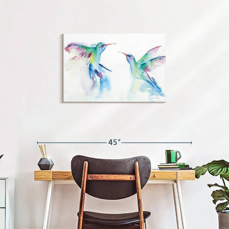 Brampt Hummingbirds I, 20" H x 30" W