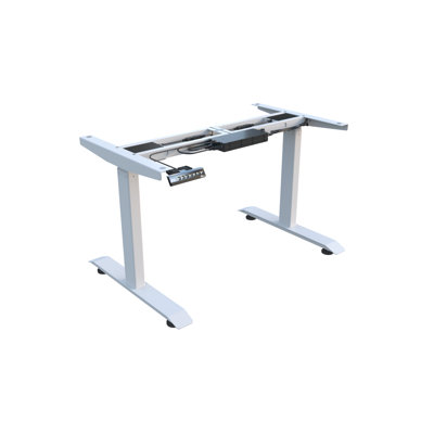 Elevate Standing Desk, White Frame