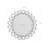 Aldrin Glass Frame Scalloped Wall Mirror Size 31.5