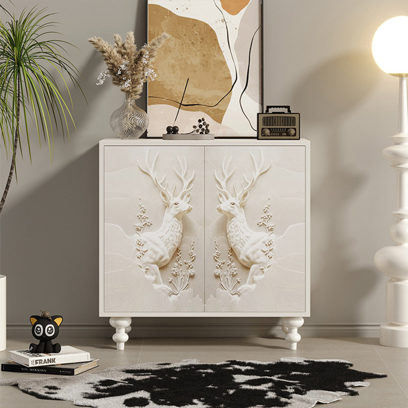 Armoire d'appoint moderne peinte renne