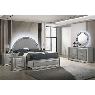 Ensemble de chambre à coucher 5 pièces Lanier