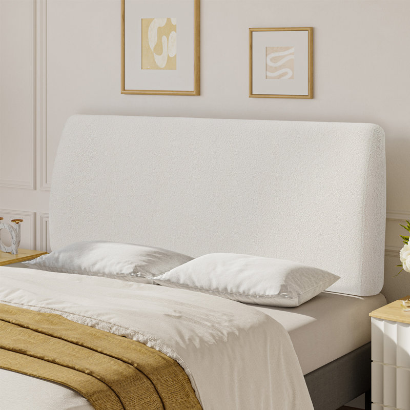 Tête de lit tapissier ergonomique Damerius convenant aux matelas de 8 à 14 pouces, Grand lit