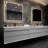 Albizu 114" Wall-Mounted Double Bathroom Vanity-69316068