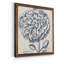Indigo floral sur lin III - Toile encadrée de qualité supérieure - Toile encadrée de qualité supérieure - reproduction de cadre photo-2080313911-2080313906-2143341347