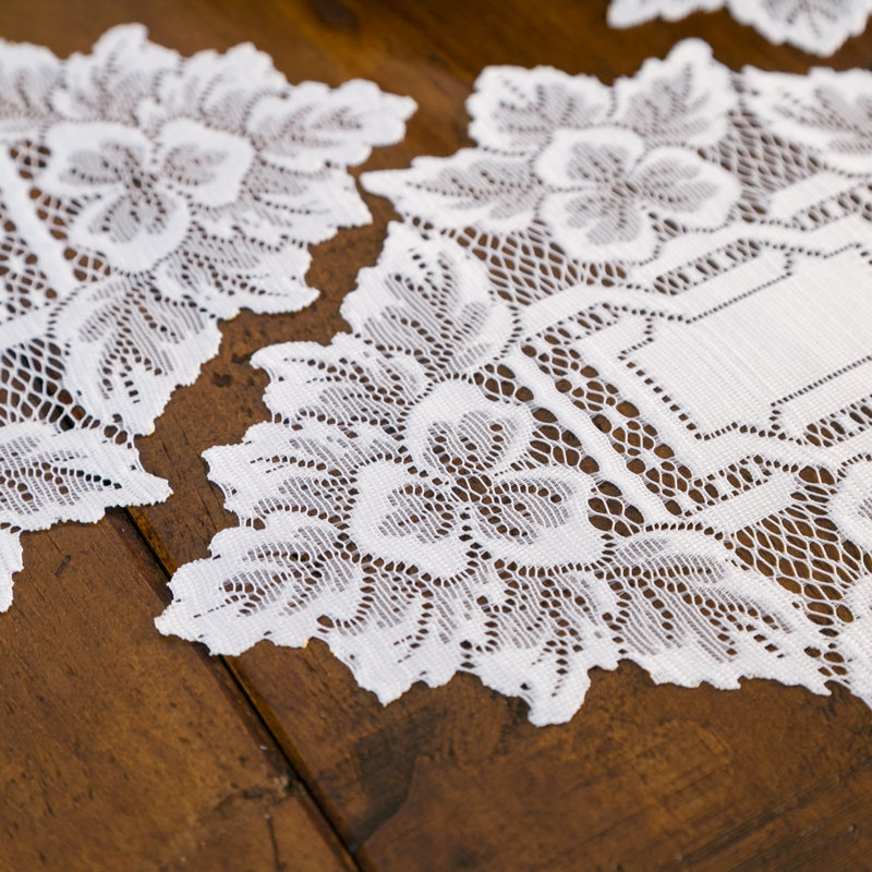 Ensemble de napperons 4 pièces Waldorf, Blanc