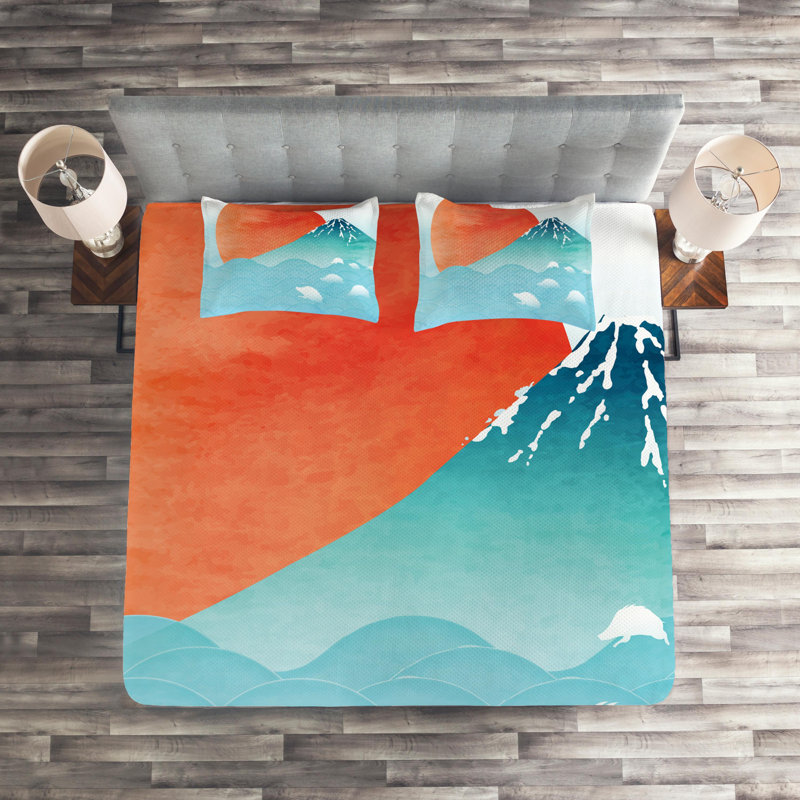 Eclectic Polyester Coverlet, King Bedspread + 2 Shams