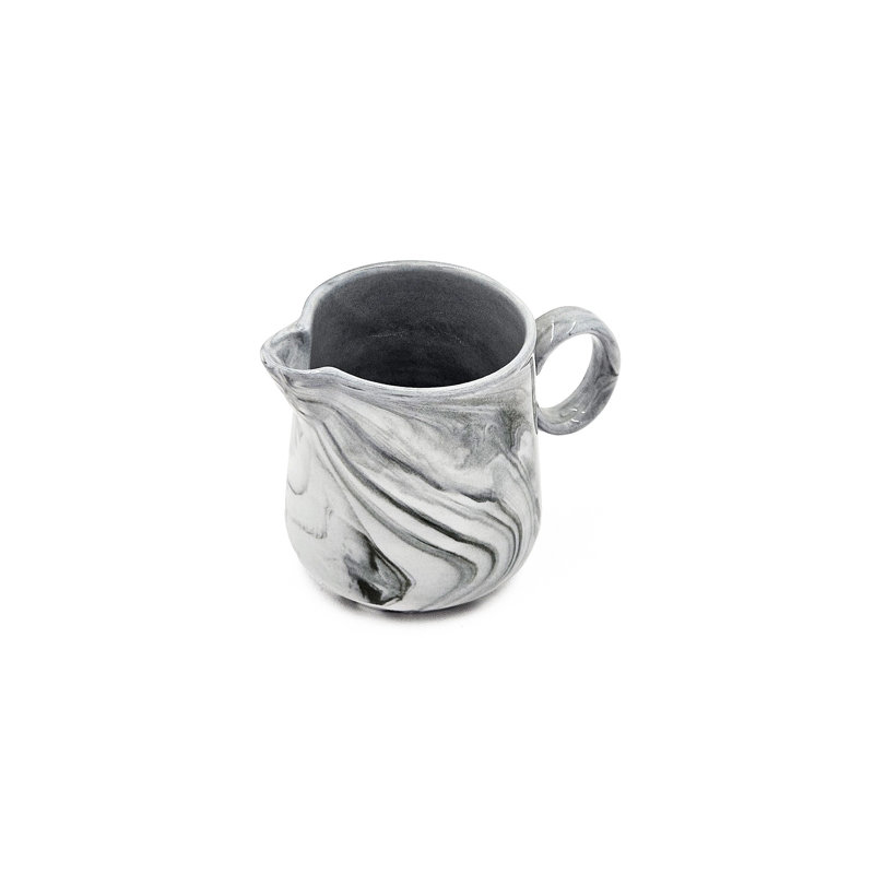 Whirl Creamer - ensemble de 4 - gris / blanc