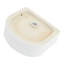 Lavabo vasque de salle de bain en céramique blanche 15,37 po x 13,69 po - Teinture, moderne, lavabo, design moderne, blanc, style polyvalent