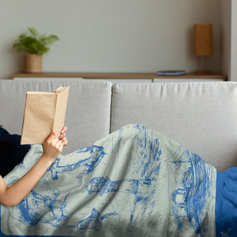 Hand Woven Throw Blanket, 50" x 70"