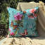 Indoor / Outdoor Floral Square Cushion