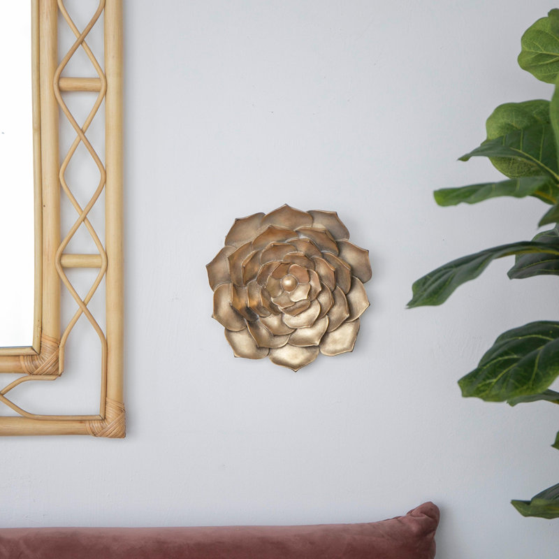 D10x1.4" Succulent Wall Plaque