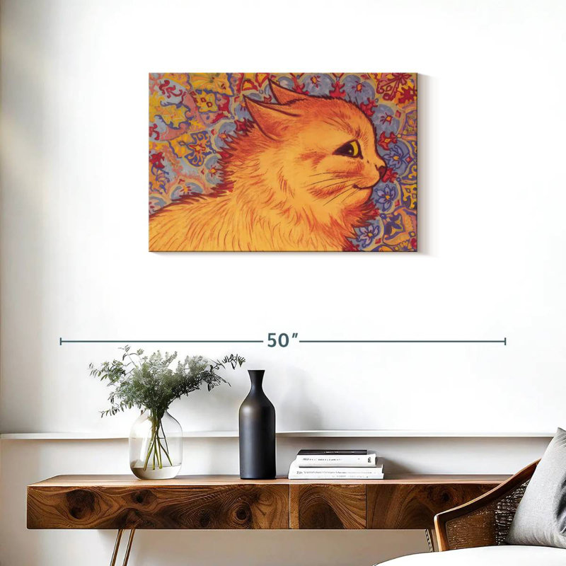 Profil de chat, H 20 po x l 30 po