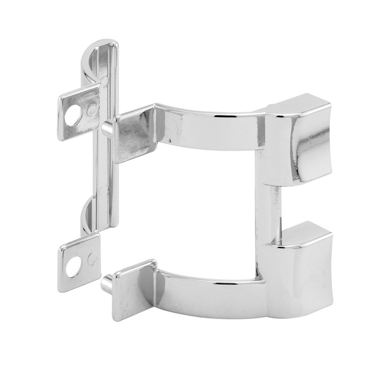 2-1/4 In. Chrome Shower Door Handle/Towel Bracket Set