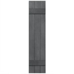 Two Batten, Three Board Closed Vinyl Shutters Pair
