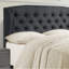 Lit tapissier en tissu de lin, base de lit à hauteur réglable capitonnée-1439529150-1439529149