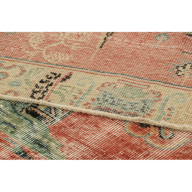 One-of-a-Kind 3’x6’1” Hand Knotted Area Rug