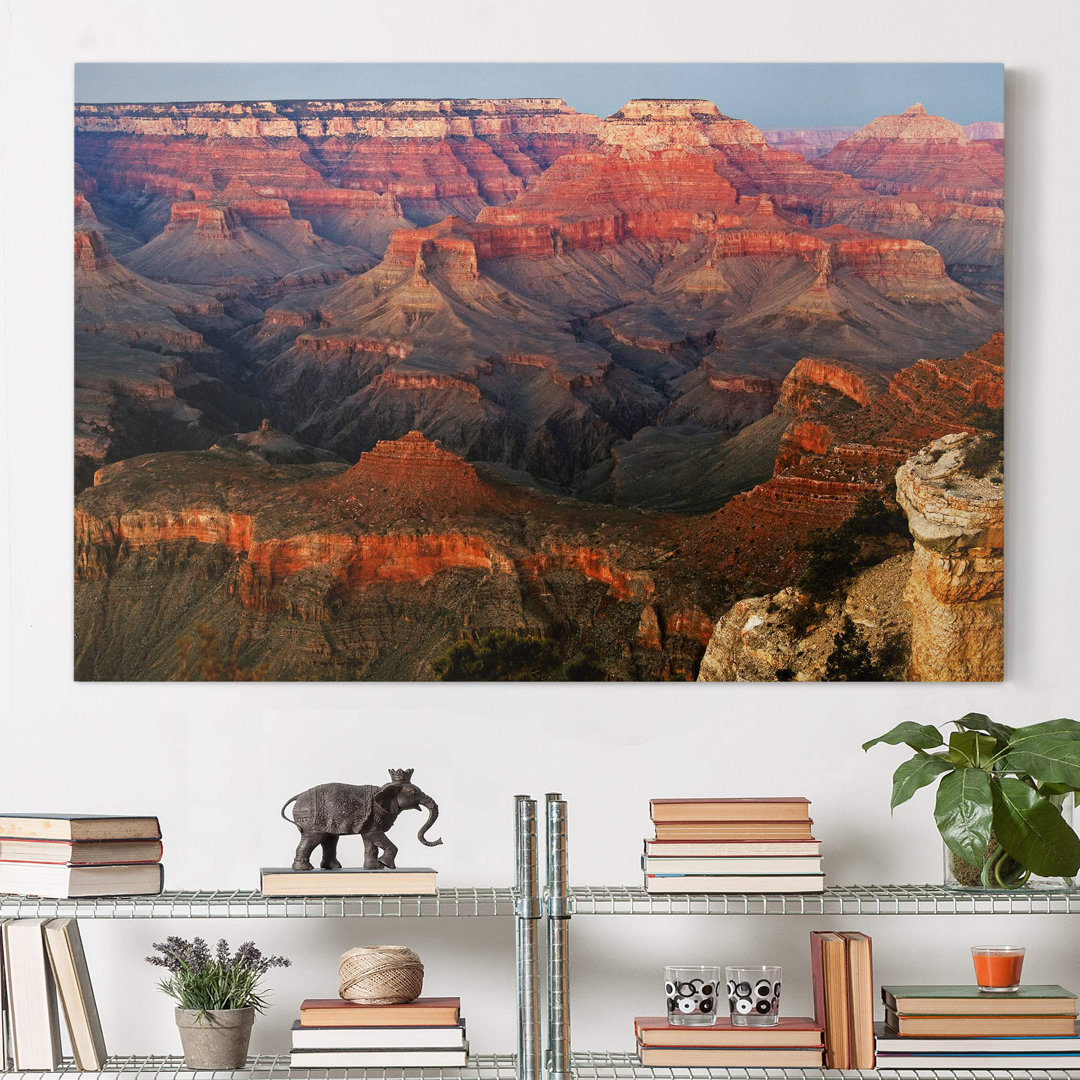 Leinwandbild Grand Canyon nach Sonnenuntergang