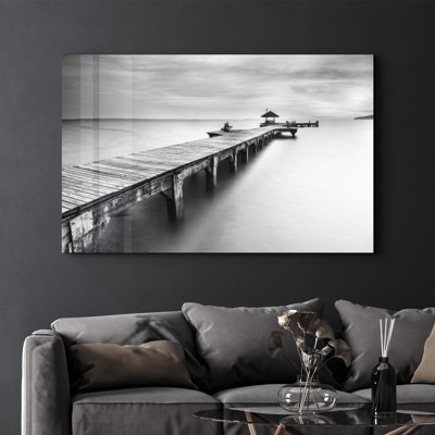 Élégante peinture murale en verre trempé de 13,8 po x 21,7 po | 100% verre trempé, épaisseur: 0,16 pouce | Imprimé UV pour des couleurs éclatantes | Parfait pour la décoration intérieure, le salon et les espaces de bureau