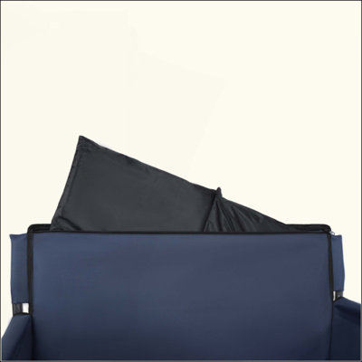 Chariot pliant 3-en-1 avec banquette - capacité de 500 lb de pneus de plage de 9 po x 4 po pour le camping et la plage