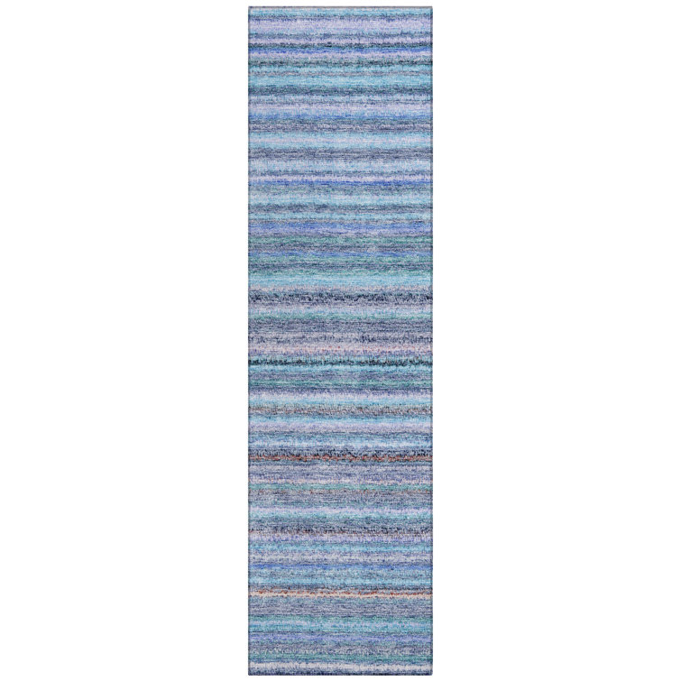 Azzaria Washable Striped Indoor / Outdoor Rug