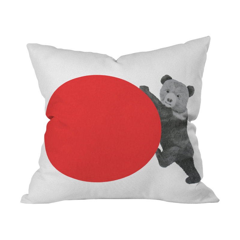 Bear Outdoor Throw Pillow