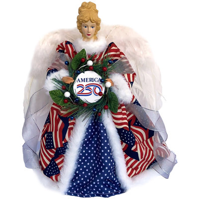 14" 250th Celebration Angel Tree Topper