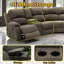 Canapé modulaire inclinable en tissu Corduroy-2010340669