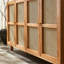 Rattan woven simple sideboard cabinet