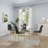 Glass Top Metal Base Dining Table-1133403935-1133403938