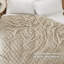 Bedsure Chequered Soft Fluffy Fleece Throw Blanket -113850107-113850105