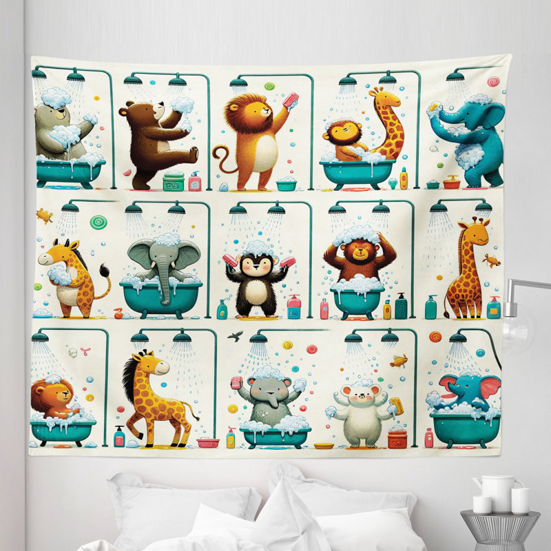 Tapisserie en microfibre, H 104 po x l 88 po