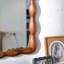 Miroir mural 36,02 po Mid-Century Modern Swirl