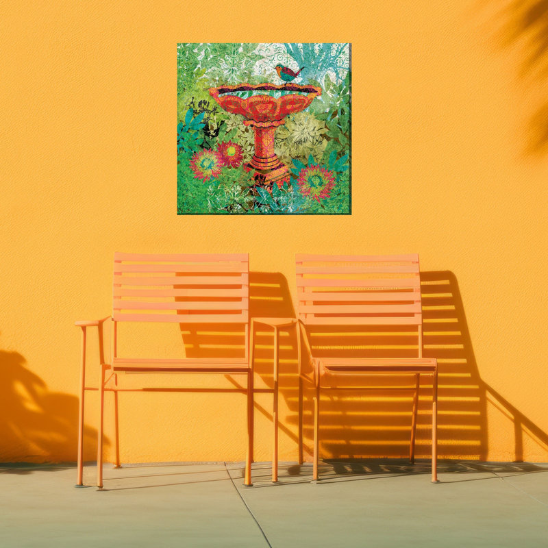 Art sur toile, piscine privée