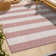 Simkins Striped Indoor / Outdoor Rug