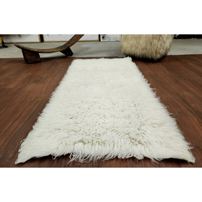 Stylish flokati rugs in popular sizes. Soft and fluffy 3” pile. 100% wool. Natural wool area rug
