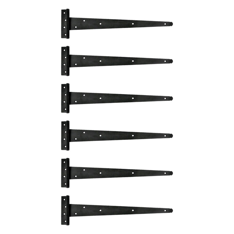 Charnière de porte simple à fixation en surface h 4,63 po x l 19 po