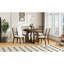 Ensemble de table de salle à manger pour 4 personnes avec chaises, ensemble de table de salle à manger extensible avec rallonge amovible de 16 po TREXM-133403528-133403529-133403532-133403534