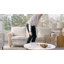 Gema 206cm W Farmhouse Striped Sofa With Rolled Arm And Solid Wood Spindle Legs