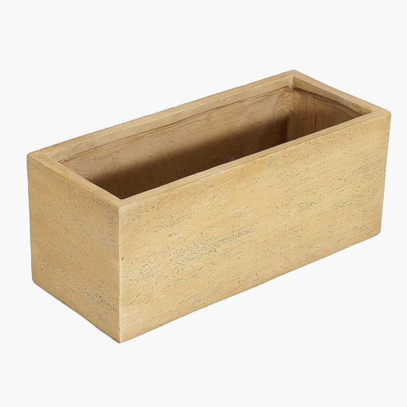 Handmade Rectangle Planter Box, 14.5" H x 31.25" W x 15.75" D