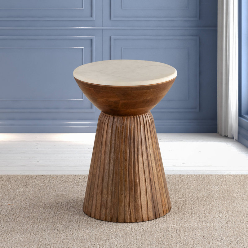 Table de bout Cheridwen, Brun
