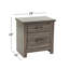 Table de chevet 2 tiroirs en bois