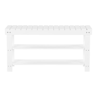 Jkayla Solid Wood Storage Bench