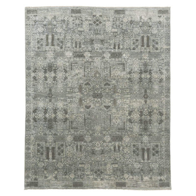 Rani Southwestern Area Rug in Blue/Gray/Neutral