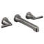 Levoir® Two-Handle Wall Mount Lavatory Faucet - Less Handles-231614145-231614149