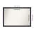 Havana Black Bronze Non-Beveled Framed Wall Mirror-118340884