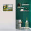 «Epic Graffiti« Early Fall On Nantucket Sound »par JL Munro, art mural sur toile, 26 po x 18 po