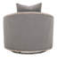 Fauteuil club pivotant de 36 po Como