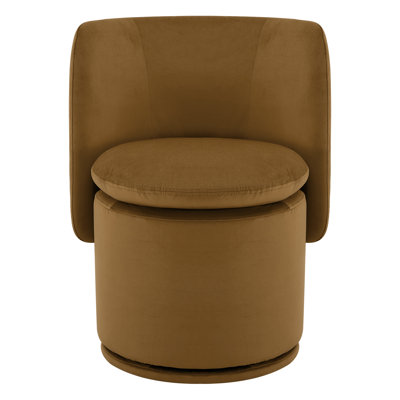 Adrielle Swivel Linen Side Chair