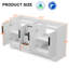 Base de meuble-lavabo double 60 po avec lavabo double 60 po, lavabo non inclus-122621483